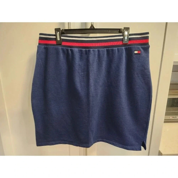 Tommy Hilfiger Sport Plus Logo Terry Mini Skirt - Picture 1 of 6